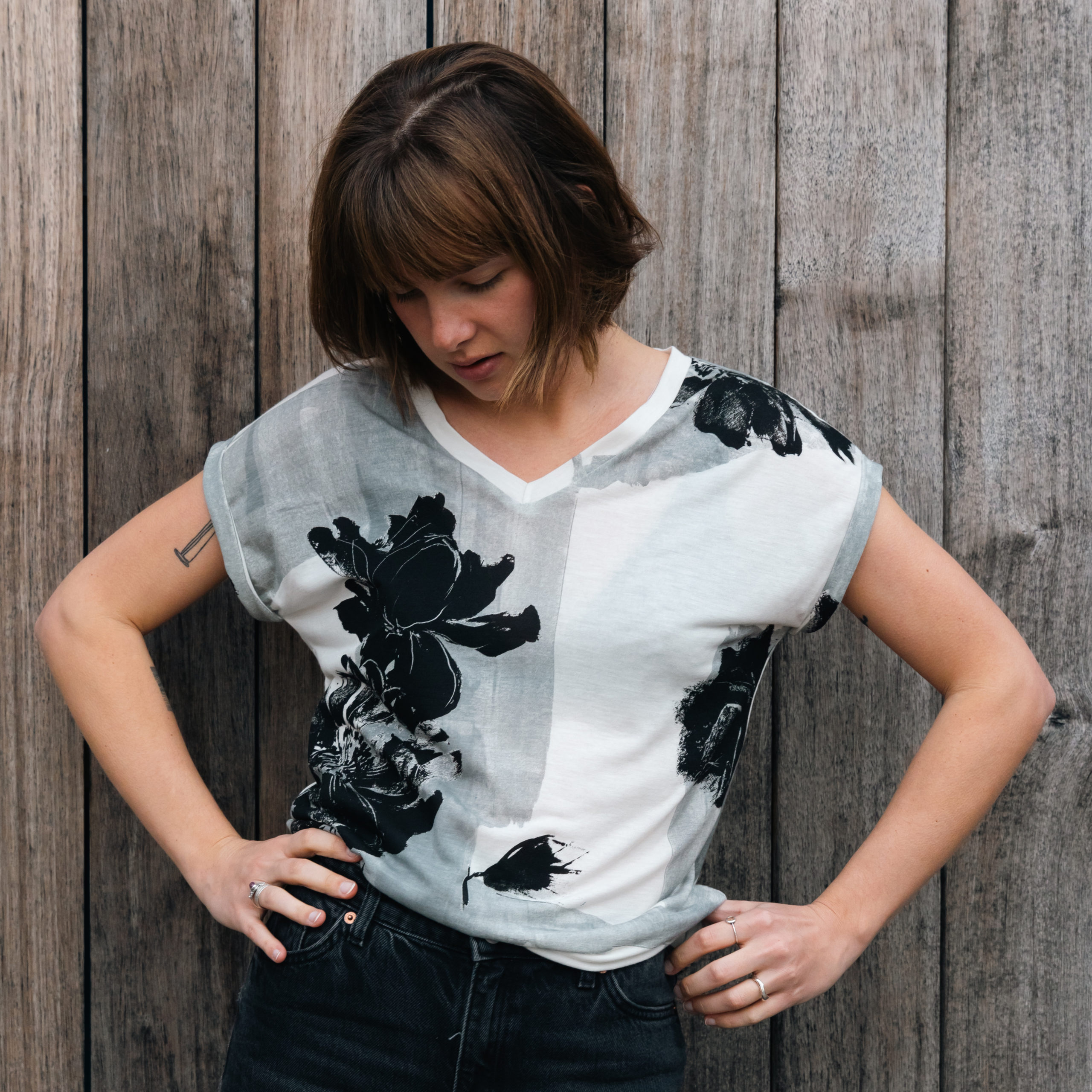 Valérie Mauroux T-shirt Bloom