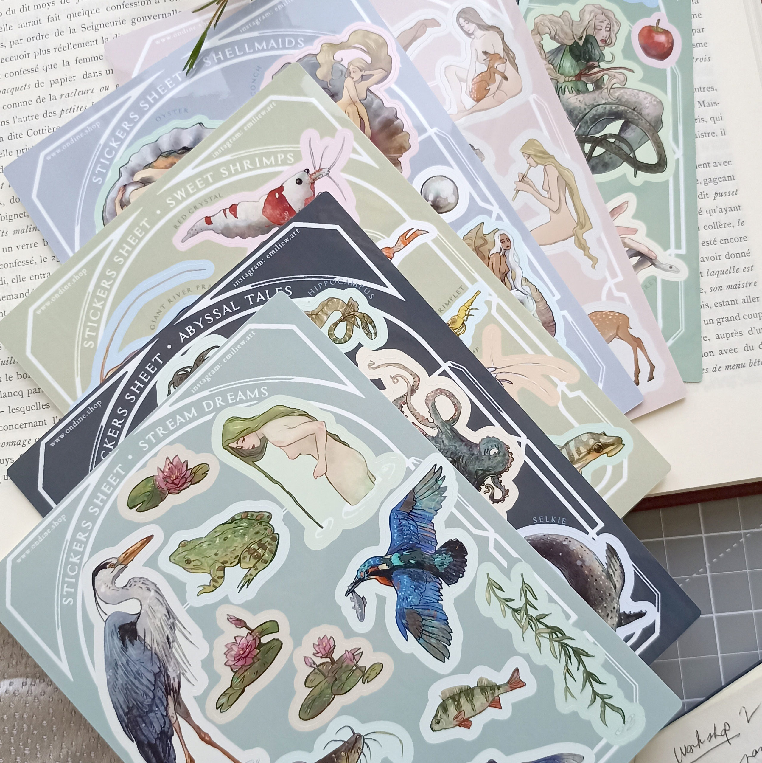 Ondine - Stickers Eklyps By Kassidy Sylvie et Kiara